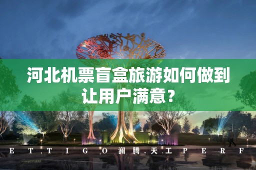 河北机票盲盒旅游如何做到让用户满意？