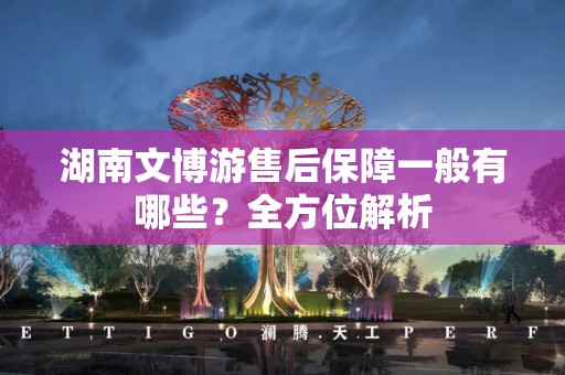 湖南文博游售后保障一般有哪些？全方位解析