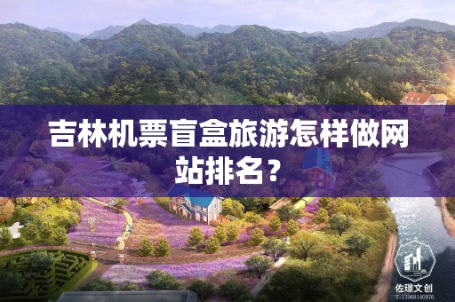 吉林机票盲盒旅游怎样做网站排名？