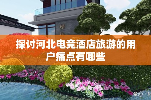 探讨河北电竞酒店旅游的用户痛点有哪些