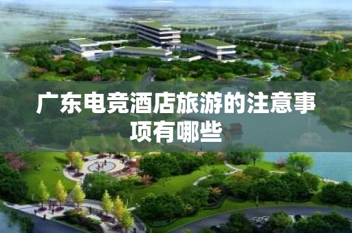 广东电竞酒店旅游的注意事项有哪些
