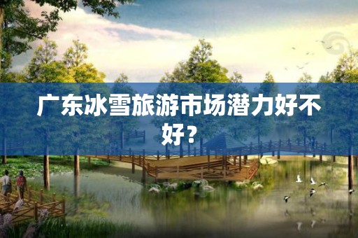 广东冰雪旅游市场潜力好不好？