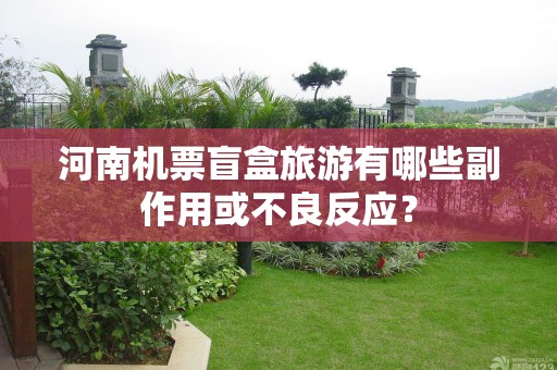 河南机票盲盒旅游有哪些副作用或不良反应？