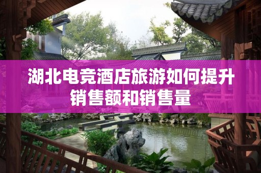 湖北电竞酒店旅游如何提升销售额和销售量