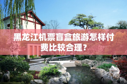 黑龙江机票盲盒旅游怎样付费比较合理？