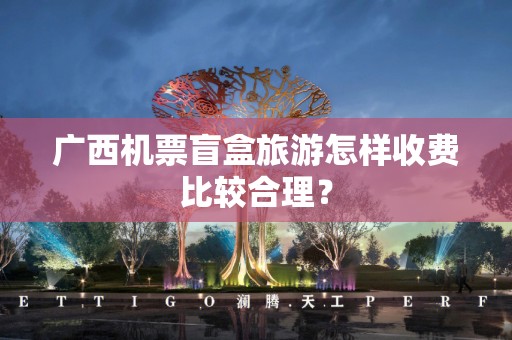广西机票盲盒旅游怎样收费比较合理？
