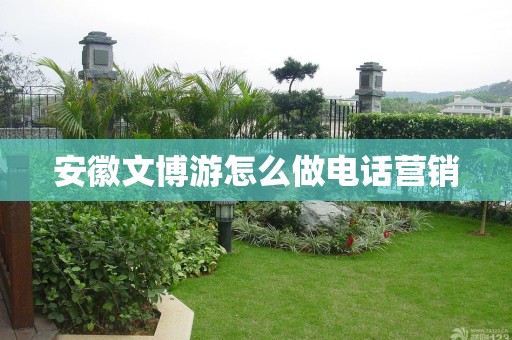 安徽文博游怎么做电话营销