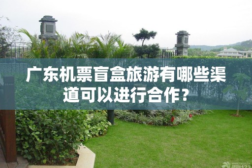 广东机票盲盒旅游有哪些渠道可以进行合作？