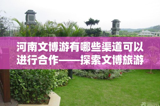 河南文博游有哪些渠道可以进行合作——探索文博旅游新机遇