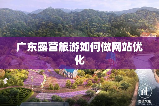 广东露营旅游如何做网站优化