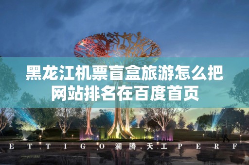 黑龙江机票盲盒旅游怎么把网站排名在百度首页