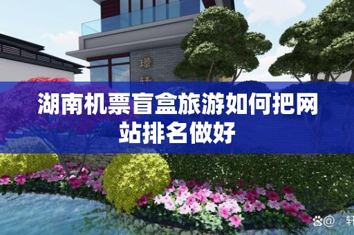 湖南机票盲盒旅游如何把网站排名做好