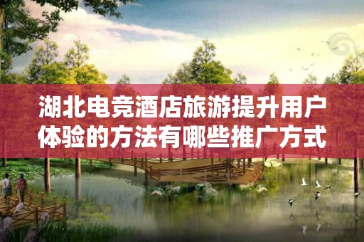 湖北电竞酒店旅游提升用户体验的方法有哪些推广方式有哪些