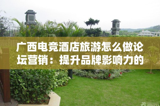 广西电竞酒店旅游怎么做论坛营销：提升品牌影响力的实战指南
