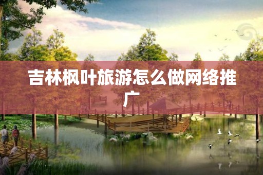 吉林枫叶旅游怎么做网络推广