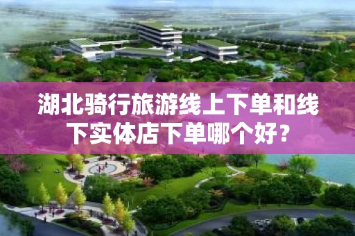 湖北骑行旅游线上下单和线下实体店下单哪个好？