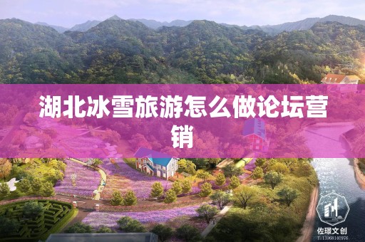 湖北冰雪旅游怎么做论坛营销