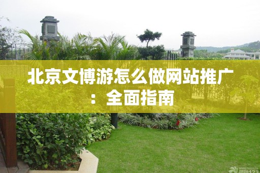 北京文博游怎么做网站推广：全面指南
